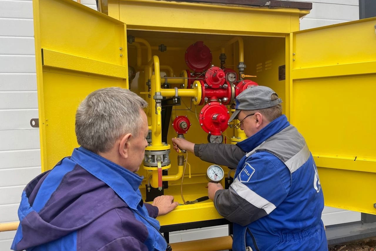 Все больше домов Выборгского района получают газ