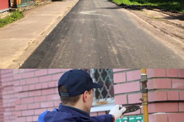 В Царицыно Озеро Тихвинского района 3 многоквартирных дома переведены на сетевой газ