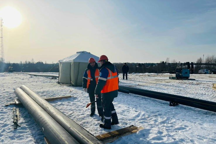 Продолжается газификация п.Ильичёво Выборгского района