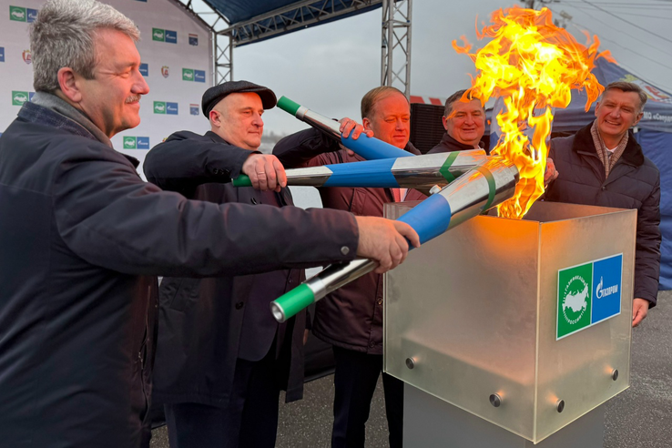 Первые жители п. им. Свердлова во Всеволожском районе подключены  к природному газу