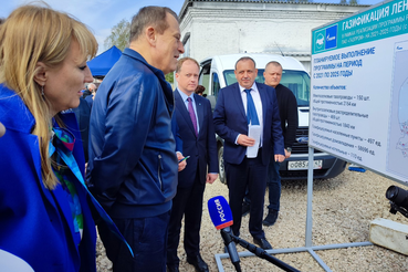 В 10 деревень Сланцевского района пришел природный газ